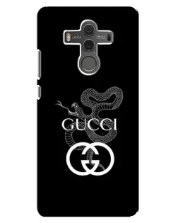 Чехол для Huawei Mate 10 с картинкой «Gucci — серебряная змея»