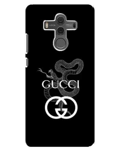 Чехол для Huawei Mate 10 с картинкой «Gucci — серебряная змея»