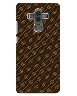 Чехол для Huawei Mate 10 с картинкой «Gucci — золотые диагонали»