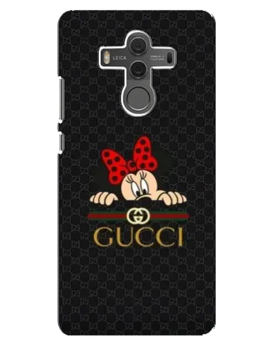 Чехол для Huawei Mate 10 с картинкой «Минни Маус Gucci — черный»