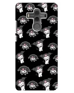 Чохол для Huawei Mate 10 з картинкою «Чорний паттерн Kuromi»