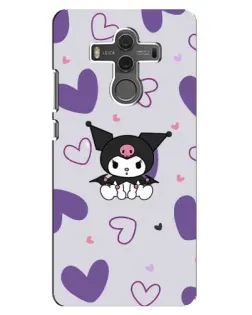 Чохол для Huawei Mate 10 з картинкою «Kuromi та лавандові серця»