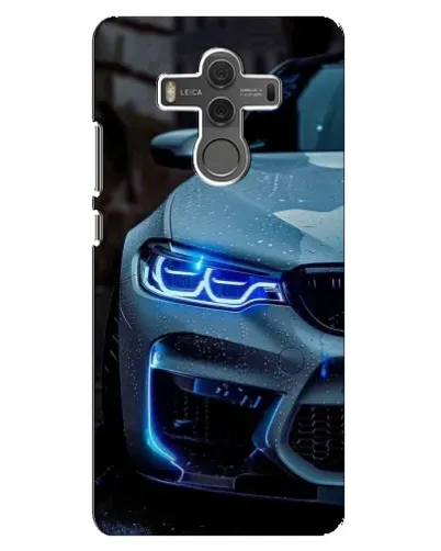 Чехол для Huawei Mate 10 с картинкой «Взгляд BMW с синими фарами»