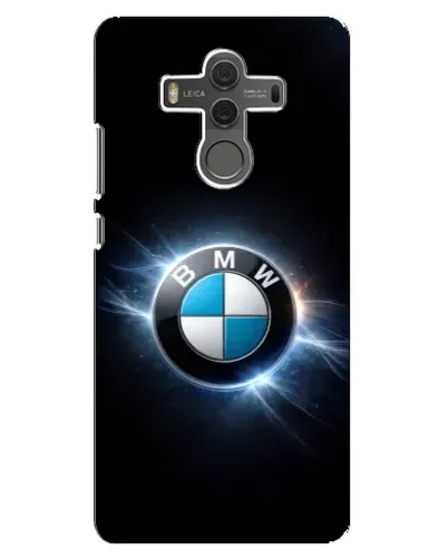 Чехол для Huawei Mate 10 с картинкой «BMW — неоновое сияние»