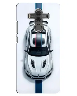 Чехол для Huawei Mate 10 с картинкой «Вид сверху — BMW M»