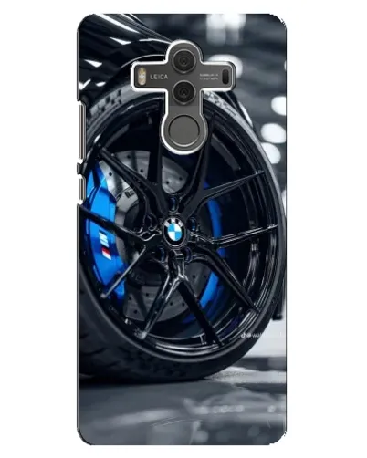 Чехол для Huawei Mate 10 с картинкой «Колесо BMW вблизи»