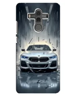 Чехол для Huawei Mate 10 с картинкой «BMW в свете фар»
