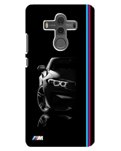 Чехол для Huawei Mate 10 с картинкой «Силуэт BMW в темноте»