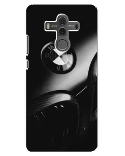 Чехол для Huawei Mate 10 с картинкой «Эмблема BMW — макро»