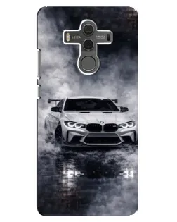 Чехол для Huawei Mate 10 с картинкой «BMW сквозь туман»