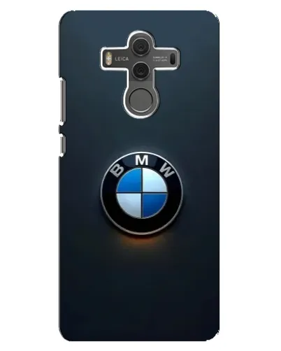 Чехол для Huawei Mate 10 с картинкой «Логотип BMW — минимализм»