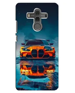 Чехол для Huawei Mate 10 с картинкой «BMW — золотая эмблема»