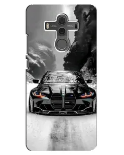 Чехол для Huawei Mate 10 с картинкой «BMW — акварельный дрифт»