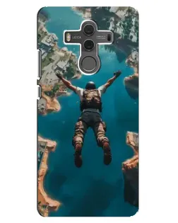 Чехол для Huawei Mate 10 с картинкой «PUBG — свободное падение»