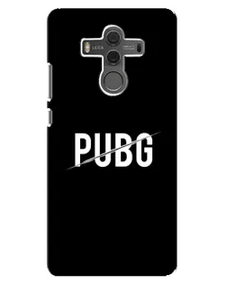 Чехол для Huawei Mate 10 с картинкой «PUBG — белый логотип»