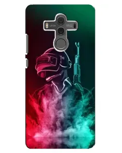 Чехол для Huawei Mate 10 с картинкой «PUBG — огненный воин»