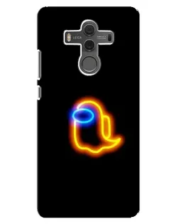 Чехол для Huawei Mate 10 с картинкой «Among Us неоновое сияние»