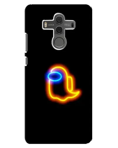 Чехол для Huawei Mate 10 с картинкой «Among Us неоновое сияние»