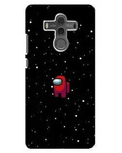 Чехол для Huawei Mate 10 с картинкой «Красный Among Us»