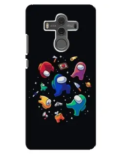 Чехол для Huawei Mate 10 с картинкой «Among Us космос»