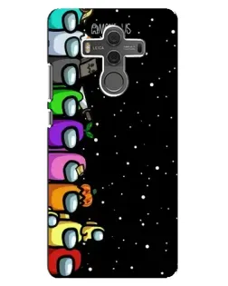 Чехол для Huawei Mate 10 с картинкой «Команда Among Us»
