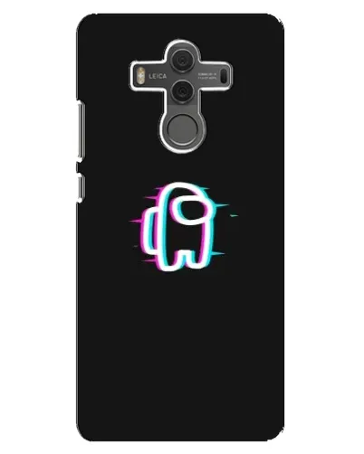 Чехол для Huawei Mate 10 с картинкой «Among Us неон»