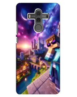 Чехол для Huawei Mate 10 с картинкой «Стив и космос»