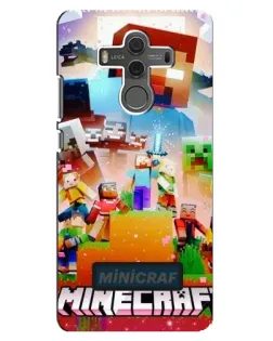 Чехол для Huawei Mate 10 с картинкой «Minecraft герои игры»