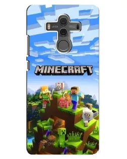 Чехол для Huawei Mate 10 с картинкой «Minecraft классический мир»
