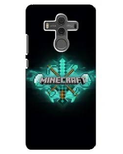 Чехол для Huawei Mate 10 с картинкой «Minecraft Diamond лого»