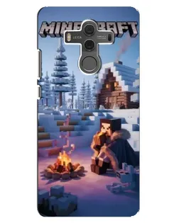 Чехол для Huawei Mate 10 с картинкой «Зимний Minecraft»