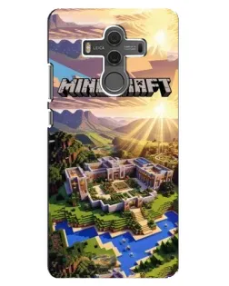 Чехол для Huawei Mate 10 с картинкой «Minecraft панорама»