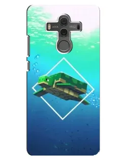 Чехол для Huawei Mate 10 с картинкой «Черепаха Minecraft»