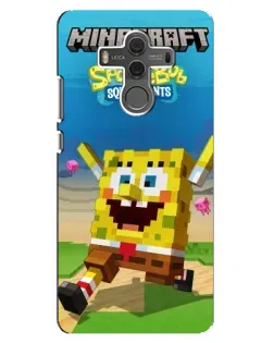 Чехол для Huawei Mate 10 с картинкой «Губка Боб Minecraft»