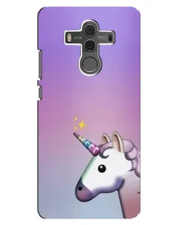 Чехол для Huawei Mate 10 с картинкой «Единорог градиент»