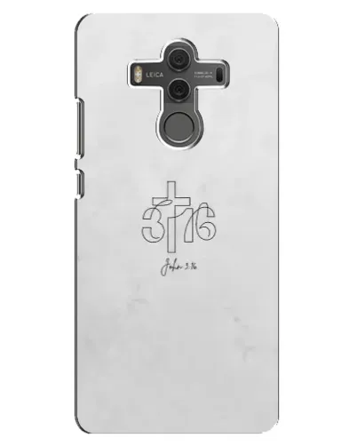 Чехол для Huawei Mate 10 с картинкой «Иоанна 3:16 Крест»