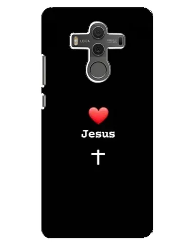 Чехол для Huawei Mate 10 с картинкой «Сердце - Jesus»
