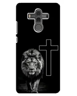 Чехол для Huawei Mate 10 с картинкой «Лев и Крест»