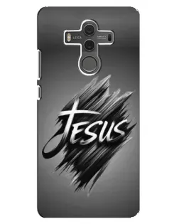 Чехол для Huawei Mate 10 с картинкой «Надпись Jesus Graffiti»