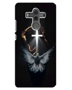 Чехол для Huawei Mate 10 с картинкой «Голубь и Свет»