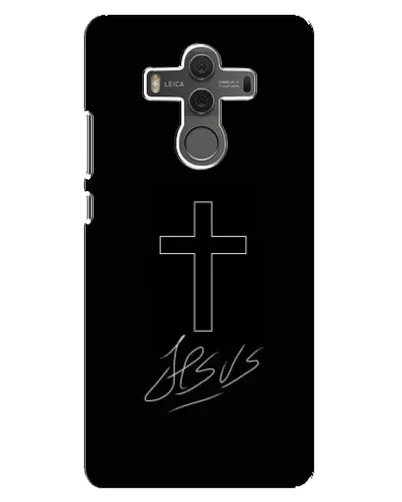 Чехол для Huawei Mate 10 с картинкой «Графический крест Jesus» Чехол для Huawei Mate 10 с картинкой «Графический крест Jesus»