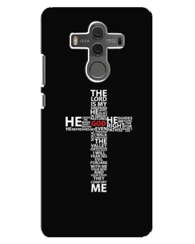Чехол для Huawei Mate 10 с картинкой «Текстовый крест» Чехол для Huawei Mate 10 с картинкой «Текстовый крест»