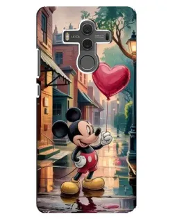 Чехол для Huawei Mate 10 с картинкой «Микки и шарик-сердце»