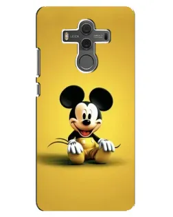 Чехол для Huawei Mate 10 с картинкой «Микки на желтом»