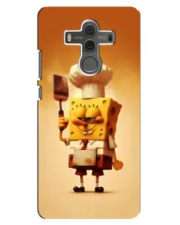 Чехол для Huawei Mate 10 с картинкой «Губка Боб повар»