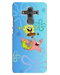Чехол для Huawei Mate 10 с картинкой «Спанч Боб и Патрик»