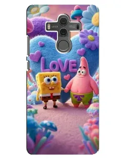 Чехол для Huawei Mate 10 с картинкой «Губка Боб Патрик»