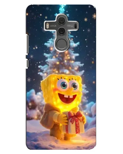 Чехол для Huawei Mate 10 с картинкой «Рождественский Спанч Боб»