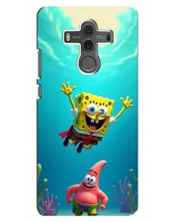 Чехол для Huawei Mate 10 с картинкой «Спанч Боб под водой» Чехол для Huawei Mate 10 с картинкой «Спанч Боб под водой»