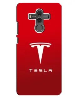 Чехол для Huawei Mate 10 с картинкой «Tesla Red Classic»
